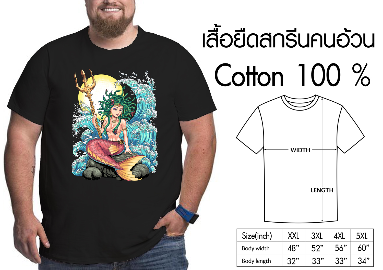 เสื้อยืดสกรีนคนอ้วน เสื้อยืดคนอวบ เสื้อบิ๊กไซส์ ลายเท่ๆ นปพต Noppapot Collection Summer Street Style XXXXL