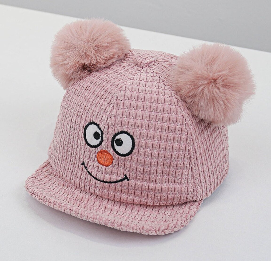 [พร้อมส่ง]หมวกเด็ก 5เดือน - 2ปี หมวกเด็กอ่อน หมวกแก๊ปเด็ก ปีกอ่อน หมวกเด็กแรกเกิด รอบหัว 44-48 cm.หมวกเด็ก