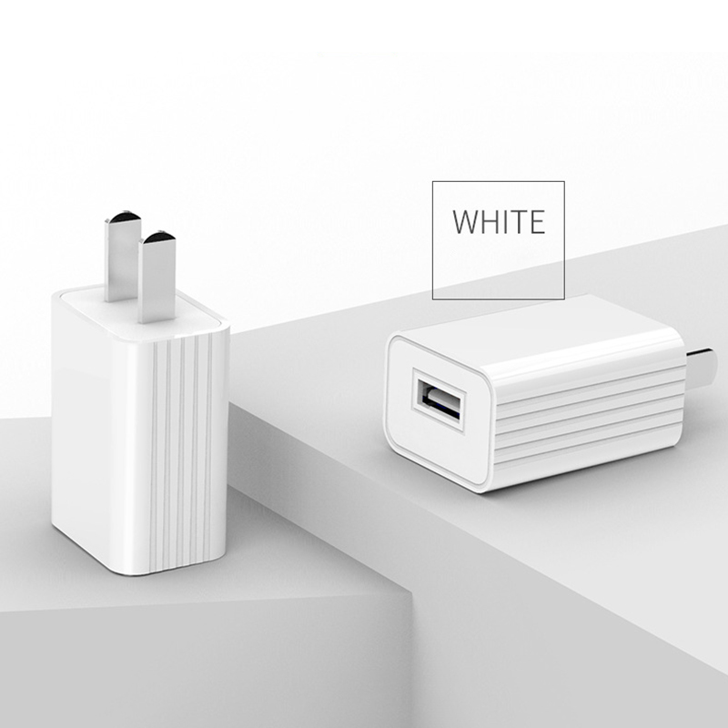 J-cube เครื่องชาร์จโทรศัพท์มือถือ 5V1A หัวชาร์จไฟ USB สำหรับโทรศัพท์มือถือ Xiaomi