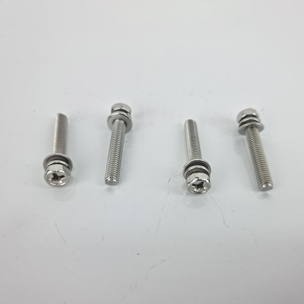 [?พร้อมส่ง]?น็อตพร้อมแหวนกันคลาย ยึด Adapter surf truck ยาว 20-30mm stainless steel ไม่เป็นสนิม smoothstar, rare ant, geele