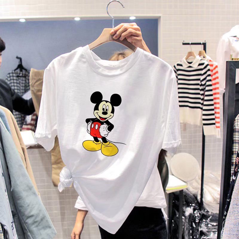 เสื้อยืดมิกกี้เมาส์ Mickey Mouse เสื้อยืดลายการ์ตูน งานสวย งานเรียบ งานดี ผ้านิ่มใส่สบาย