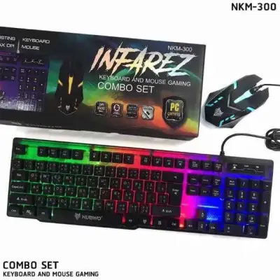 NUBWO NKM-300 พร้อมเมาส์ INFAREZ ของแท้ประกัน 1 ปี (Gaming Keyboard) (6)