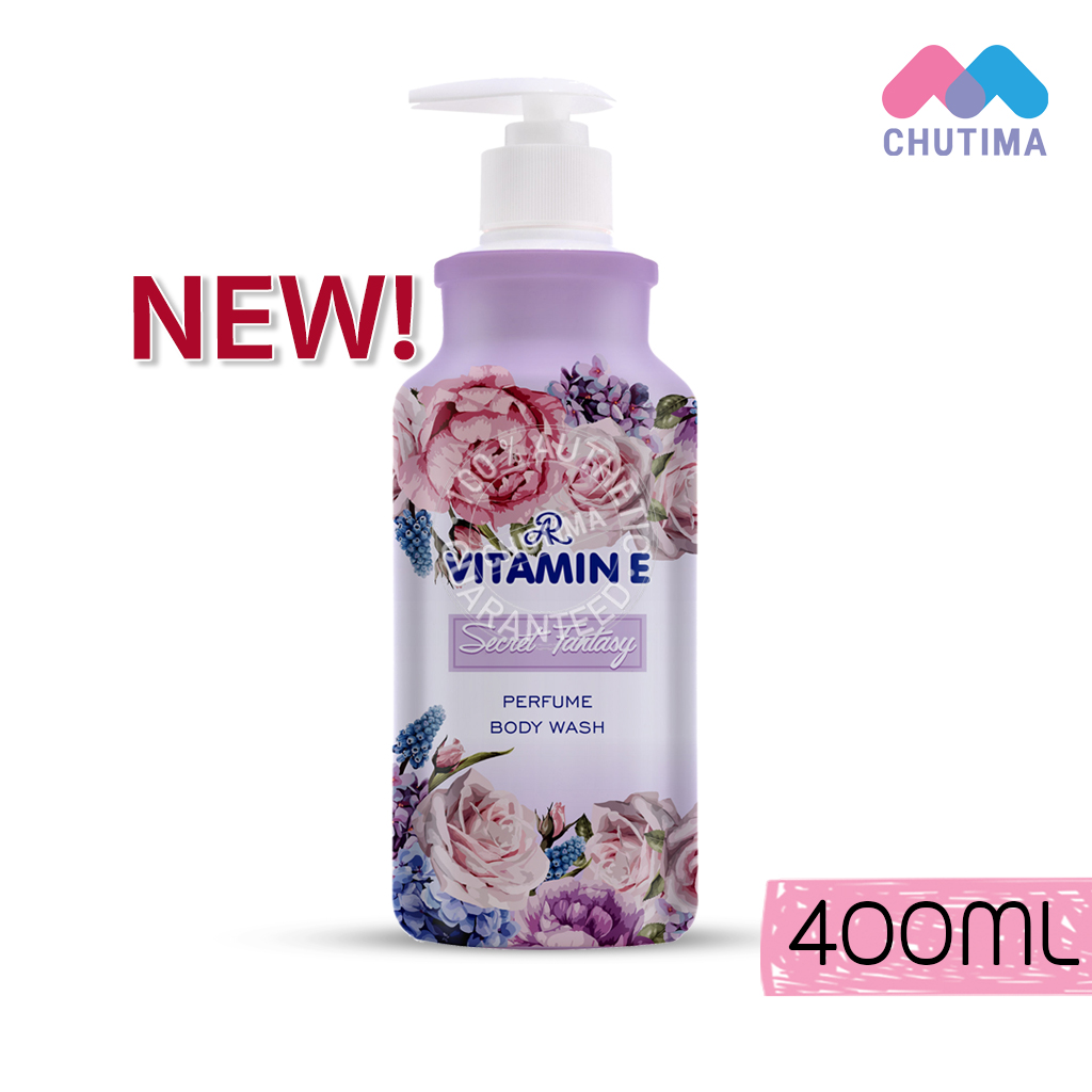 สบู่เหลวอาบน้ำ เอ อาร์ วิตามินอี เพอร์ฟูม บอดี้วอช AR vitamin E Perfume Body Wash 400 ml.