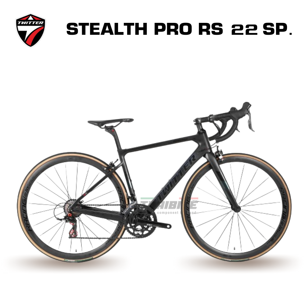 รถจักรยานเสือหมอบคาร์บอน 22 เกียร์ T.WITTER Stealth PRO RS 22 ราคา 20,900 บาท*ส่งฟรี