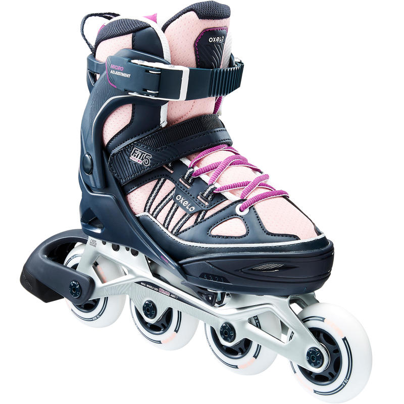 Inline Fitness Skates N. 5 - Over 10 years and adults - Blue, pink