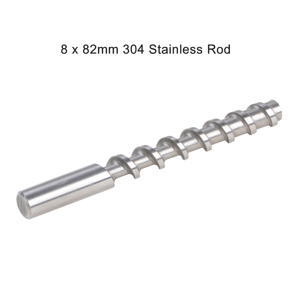 8MM x 82MM / 10x120MM Ceramic Mud Powder Extruder Micro Screw Throat Feed Rod Feed Rod 3D Printer Accessories