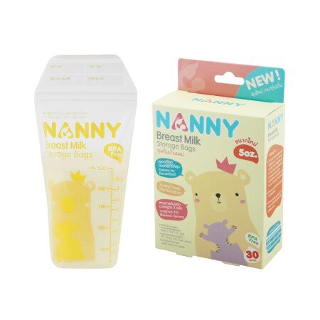 NANNY ถุงเก็บน้ำนมแม่ขนาด 5oz.