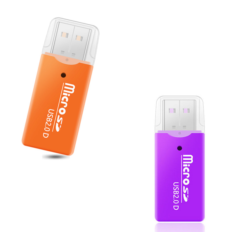 ซื้อหนึ่งแถมหนึ่ง แบบพกพา USB 2.0 Card Reader USB TF Micro SD OTG อะแดปเตอร์เครื่องอ่านการ์ดหน่วยความจำสำหรับ Samsung Macbook Huawei LeTV