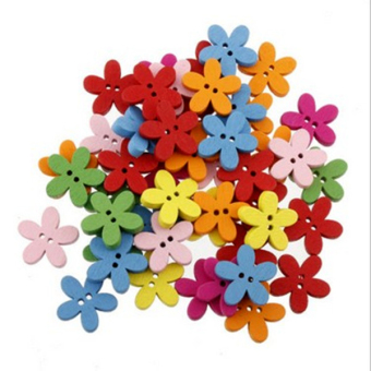 เขี้ยว 1 แพ็คปุ่มไม้ดอกไม้สีสัน Flatbackสำหรับซ่อมนู่นซ่อมเรือเด็ก ๆ (ผสมสี) เขี้ยว 1 แพ็คปุ่มไม้ดอกไม้สีสัน Flatbackสำหรับซ่อมนู่นซ่อมเรือเด็ก ๆ (ผสมสี)