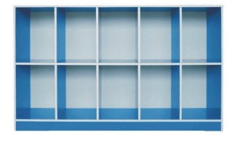 17Home ชั้นโชว์ ตู้ล็อคเกอร์ แนวนอน รุ่น S-10 - สีฟ้า 17Home ชั้นโชว์ ตู้ล็อคเกอร์ แนวนอน รุ่น S-10 - สีฟ้า