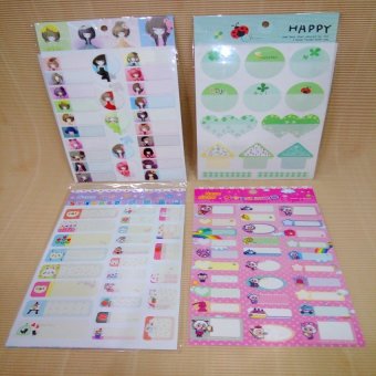 สติ๊กเกอร์กันน้ำ ติดของใช้เด็กไปโรงเรียนแบบ2 สติ๊กเกอร์กันน้ำ ติดของใช้เด็กไปโรงเรียนแบบ2