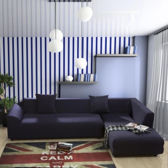 เปรียบเทียบราคา (2pcs)Sofa covers for L shaped sofa cover stretch fabric slipcover solid color(3 seater+4 seater) - intl ต้องการขาย (2pcs)Sofa covers for L shaped sofa cover stretch fabric slipcover solid color(3 seater+4 seater) - intl
