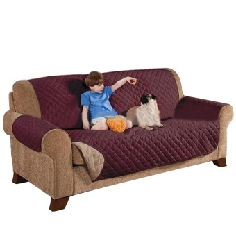 เสนอราคา 3 Seater Deluxe Quilted Cat Dog Sofa Cover Couch Slipcover WaterResistant Settee Armchair Mat Pet Furniture Chair Seat ProtectorCoffee - intl ต้องการขายด่วน 3 Seater Deluxe Quilted Cat Dog Sofa Cover Couch Slipcover WaterResistant Settee Armchair Mat Pet Furniture Chair Seat ProtectorCoffee - intl