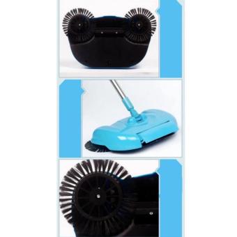 ไม้กวาดอัจฉริยะ 360degree Rotating Hand-push Type Dust Mop FloorSweeper(Blue) June 2018 - 3 ไม้กวาดอัจฉริยะ 360degree Rotating Hand-push Type Dust Mop FloorSweeper(Blue) - 3