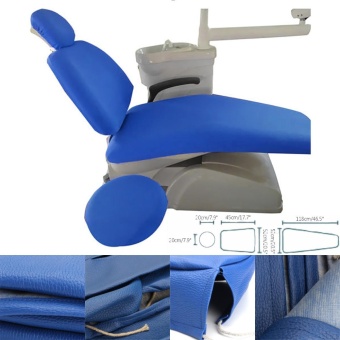 สนใจซื้อ 4Pcs PU Leather Waterproof Elastic Dental Chair Seat Cover Washable Protector - intl อยากขาย 4Pcs PU Leather Waterproof Elastic Dental Chair Seat Cover Washable Protector - intl