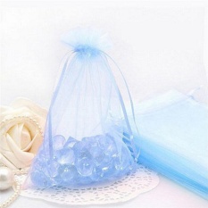 ดูภาพ 50pc Organza Gift Bags Jewelry Candy Bag Wedding Favors Bags Mesh Gift Pouches Lake Blue - intl เพิ่มเติม 50pc Organza Gift Bags Jewelry Candy Bag Wedding Favors Bags Mesh Gift Pouches Lake Blue - intl