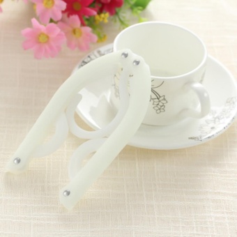 5pcs Foldable clothes drying rack Foldable hanger Plastic Hanger - intl