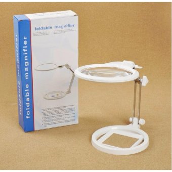 อยากขาย Astro Foldable Magnifying แว่นขยายตั้งโต๊ะ เลนซ์ 130 mm (White) ขอเสนอ Astro Foldable Magnifying แว่นขยายตั้งโต๊ะ เลนซ์ 130 mm (White)