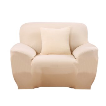 เสนอราคา BolehDeals Spandex Stretch Single Sofa Couch Seat Cover SlipcoverCase Home Decor Beige ขอเสนอ BolehDeals Spandex Stretch Single Sofa Couch Seat Cover SlipcoverCase Home Decor Beige