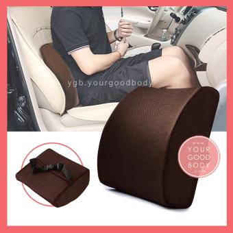 Cherish เบาะรองหลัง เบาะพิงหลัง เพื่อสุขภาพ เมมโมรี่โฟม แก้ปวดหลัง Back Support Cushion (สีน้ำตาล) Cherish เบาะรองหลัง เบาะพิงหลัง เพื่อสุขภาพ เมมโมรี่โฟม แก้ปวดหลัง Back Support Cushion (สีน้ำตาล)