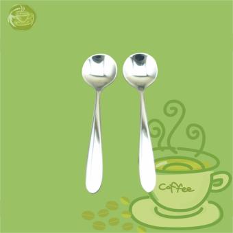 โปรโมชั่นพิเศษ CMA ช้อนกาแฟสแตนเลส 2 ชิ้น อย่างดีหนาพิเศษแบบกลม ขนาด 14 cm สีเงิน ขอเสนอ CMA ช้อนกาแฟสแตนเลส 2 ชิ้น อย่างดีหนาพิเศษแบบกลม ขนาด 14 cm สีเงิน