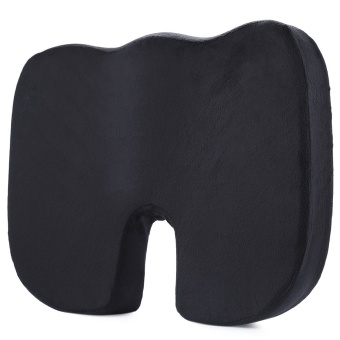 Coccyx Orthopedic Pure Memory Foam Seat Cushion for Chair Car Office - intl Coccyx Orthopedic Pure Memory Foam Seat Cushion for Chair Car Office - intl