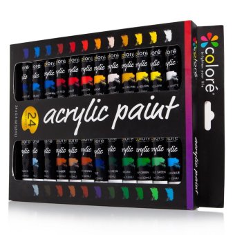 ประกาศขาย Colore : COLAP-24* ชุดสีน้ำอะคริลิค Acrylic Paint Set รีวิวพันทิป Colore : COLAP-24* ชุดสีน้ำอะคริลิค Acrylic Paint Set