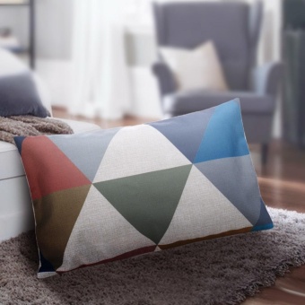 Creative Plaid Pattern Thick Cotton Pillowcases 30 X 50 Waistpillowcases - Intl June 2018 - 2 Creative plaid pattern thick cotton pillowcases 30 x 50 waistpillowcases - intl - 2