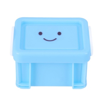 Cute Smile Mini Storage Boxes Home Furnishing Trumpet LockBox(Blue) - intl Cute Smile Mini Storage Boxes Home Furnishing Trumpet LockBox(Blue) - intl