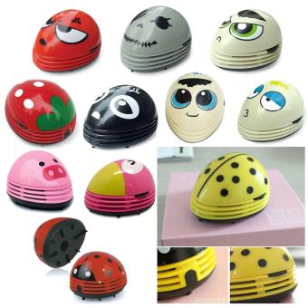 dewsty White Dots Strawberry Vacuum Desk Mini Dust Table Cleaner dewsty White Dots Strawberry Vacuum Desk Mini Dust Table Cleaner