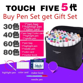 DualX TouchFive 60 Color Student Using Sketch Twin Marker Pen WithGift Set June 2018 - 5 DualX TouchFive 60 Color student using Sketch Twin Marker Pen WithGift Set - 5
