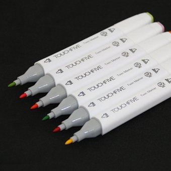 DualX TouchFive 60 Color Student Using Sketch Twin Marker Pen WithGift Set June 2018 - 4 DualX TouchFive 60 Color student using Sketch Twin Marker Pen WithGift Set - 4