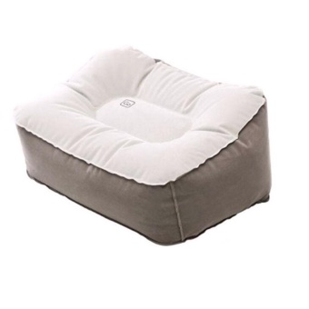 โปรโมชั่นพิเศษ Fangfang Inflated foot rest flocking pneumatic foot pillow-grey37x28cm - intl สนใจซื้อ Fangfang Inflated foot rest flocking pneumatic foot pillow-grey37x28cm - intl