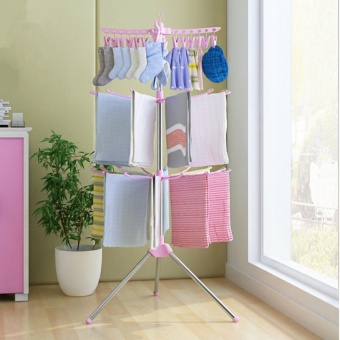 FARMIE: Stationary Outdoor 3 - Tier Clothes Suspended Drying Rack - intl