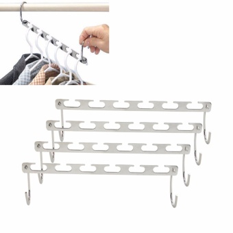 Fengsheng Pegs Hangers 10PCS Metal Wonder Magic Clothes ClosetHangers Clothing Hook Space Storage Organizer Fengsheng Pegs Hangers 10PCS Metal Wonder Magic Clothes ClosetHangers Clothing Hook Space Storage Organizer