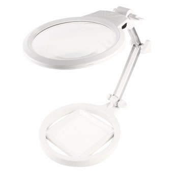 Gadget Foldable Magnifying แว่นขยายงานฝีมือตั้งโต๊ะ เลนซ์ 130 mm(White) Gadget Foldable Magnifying แว่นขยายงานฝีมือตั้งโต๊ะ เลนซ์ 130 mm(White)