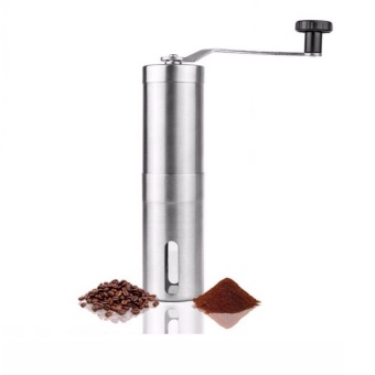 สนใจซื้อ Gion เครื่องบดเมล็ดกาแฟ สแตนเลส แบบมือหมุน Stainless Steel handCoffee Grinder (Silver) ต้องการขายด่วน Gion เครื่องบดเมล็ดกาแฟ สแตนเลส แบบมือหมุน Stainless Steel handCoffee Grinder (Silver)
