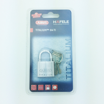 HAFELE Abus กุญแจ TITALIUM รุ่น 64TI/30 ขนาด 30 มม. 482.01.822 June 2018 - 2 HAFELE Abus กุญแจ TITALIUM รุ่น 64TI/30 ขนาด 30 มม. 482.01.822 - 2