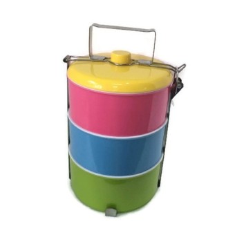 ลดราคา Happy Ware ปิ่นโตสลับสี 3ขั้น สนใจซื้อ Happy Ware ปิ่นโตสลับสี 3ขั้น