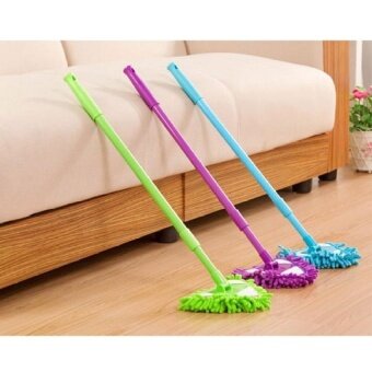 HappyLife Mini Cleaning Mop Dust Duster Household Cleaner PurpleBlue HappyLife Mini Cleaning Mop Dust Duster Household Cleaner PurpleBlue