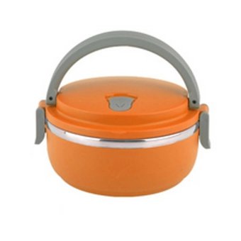 ต้องการขายด่วน HS Circular Stainless Steel Lunch Box ปิ่นโตสูญญากาศ ทรงกลม 1 ชั้น( Orange) สนใจซื้อ HS Circular Stainless Steel Lunch Box ปิ่นโตสูญญากาศ ทรงกลม 1 ชั้น( Orange)