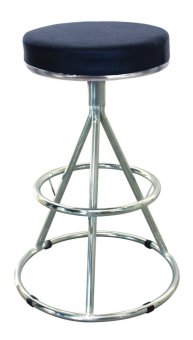 Inter Steel เก้าอี้บาร์ สตูลบาร์สูง เบาะหมุน รุ่น CT-Oสีโครเมี่ยม/เบาะดำ Inter Steel เก้าอี้บาร์ สตูลบาร์สูง เบาะหมุน รุ่น CT-Oสีโครเมี่ยม/เบาะดำ