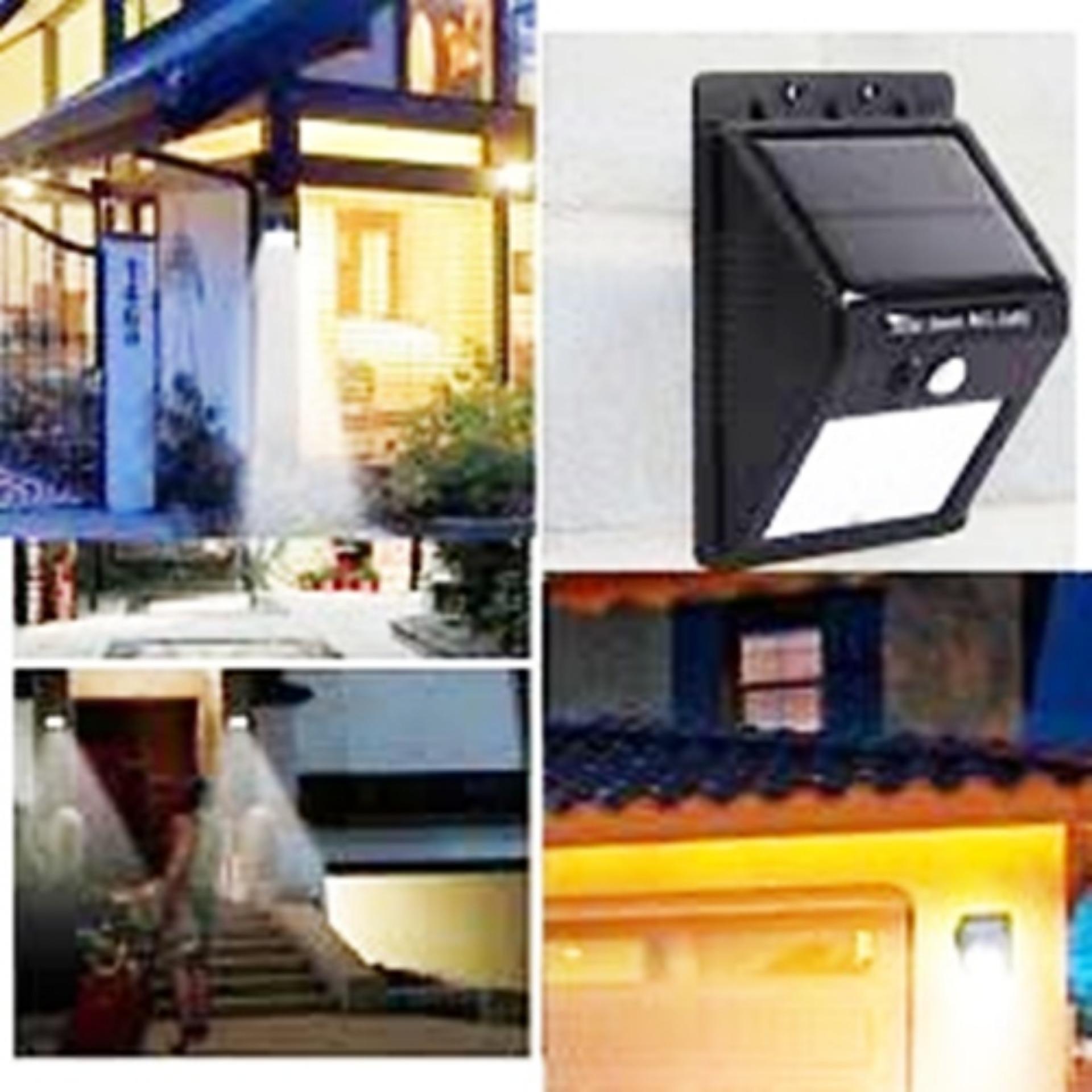 โคมไฟ LED 25 แบบติตตั้งผนัง พลังงานแสงอาทิตย์ Motion Sensor Solar Power Led 25 Light Outdoor Garden Wall Lamp Waterproof  