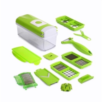 LOV Nicer Dicer Plus ชุดอุปกรณ์หั่นผักผลไม้ เครื่องหั่นผักผลไม้ เครื่องสไลด์ผักผลไม้ ชุดสไลซ์ผักผลไม้ หั่น ปอก สับ ฝาน 12 ชิ้น May 2018 - 3 LOV Nicer Dicer Plus ชุดอุปกรณ์หั่นผักผลไม้ เครื่องหั่นผักผลไม้ เครื่องสไลด์ผักผลไม้ ชุดสไลซ์ผักผลไม้ หั่น ปอก สับ ฝาน 12 ชิ้น - 3
