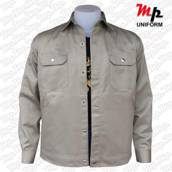 MP J003-04 เสื้อช่างผ้าเวสปอยท์ เป็กสาบปิดซ่อน แถบสะท้อนแสงหลังsize M July 2018 - 2 MP J003-04 เสื้อช่างผ้าเวสปอยท์ เป็กสาบปิดซ่อน แถบสะท้อนแสงหลังsize M - 2