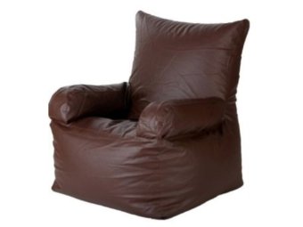เปรียบเทียบราคา New Brand Bean Bag ทรงเก้าอี้โซฟาทรงสูง มีที่วางมือ - สีน้ำตาล อยากขาย New Brand Bean Bag ทรงเก้าอี้โซฟาทรงสูง มีที่วางมือ - สีน้ำตาล