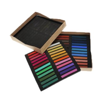 niceEshop 48 สีชอล์คสีพาสเทลเซ็ตสำหรับวาดศิลป์อัลบั (คละสี ชุด 48) niceEshop 48 สีชอล์คสีพาสเทลเซ็ตสำหรับวาดศิลป์อัลบั (คละสี ชุด 48)
