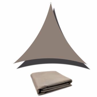Shade Sail Triangle 3mx3mx3m Waterproof High Density With Grommets UV Block Canopy - intl Shade Sail Triangle 3mx3mx3m Waterproof High Density With Grommets UV Block Canopy - intl