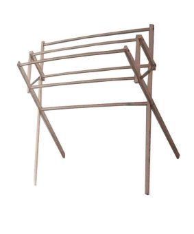 SPK Shop ราวตากผ้ามีเนียม เอสล่อน สูง 84 CM (สีขาว)