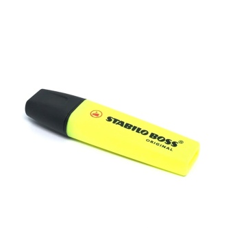 STABILO ปากกาเน้นข้อความ สตาบิโล Boss สีเหลือง STABILO ปากกาเน้นข้อความ สตาบิโล Boss สีเหลือง
